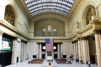 Ж/д вокзал Union Station в Чикаго