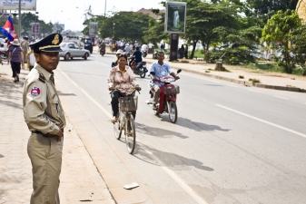 Полицейский в Пномпене