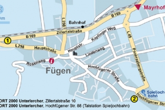 Схема курорта Фюген