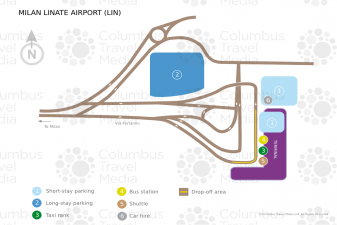 Схема аэропорта «Линате» (Linate, LIN)