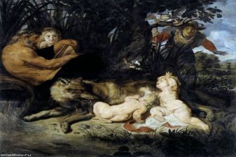 Рубнес – Ромул и Рем с волчицей, 1616 г.