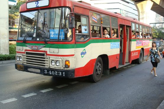 Бангкок фото – Городской маршрутный автобус