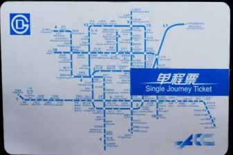 Пекин фото – билет на метро