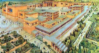 История Греции – схема Кносского дворца