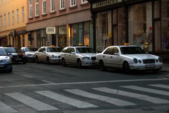 Такси на улицах Граца