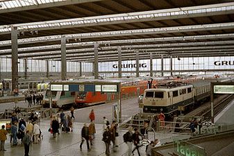 Мюнхенский вокзал внутри
