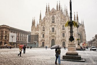 Зима в Милане