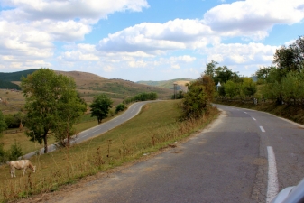 Сельская дорога в Румнынии