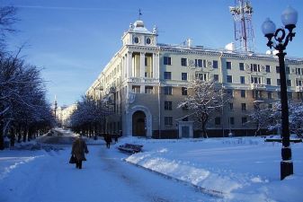 Зима в Минске