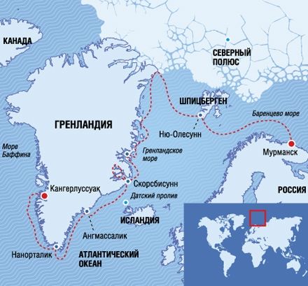 Пример тура от компании Poseidon Expeditions