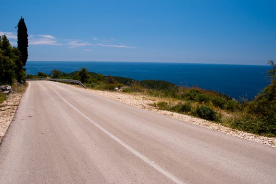 Дорога на хорватском побережье