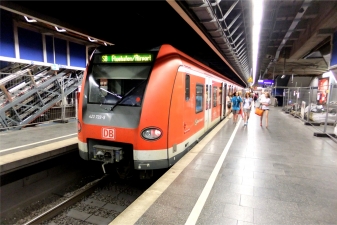 Станция городской электрички в Мюнхене