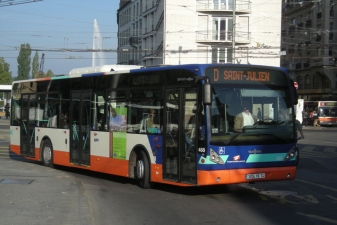 Автобус в Женеве