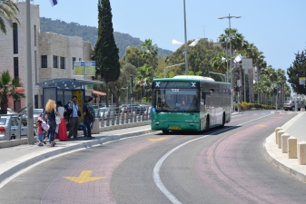 Автобус в Хайфе