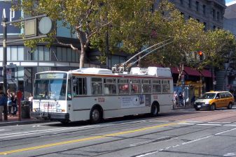Троллейбус в Сан-Франциско