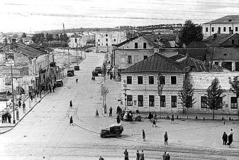 Улицы Витебска в середине XX века. 
