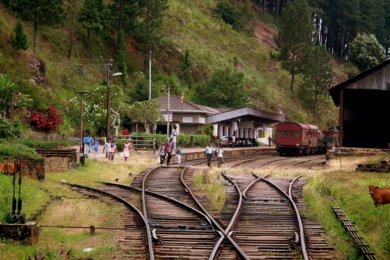 Станция Diyatalawa в центральной Шри-Ланке