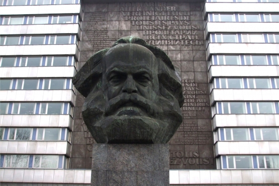 Памятник Марксу в саксонском городе Хемниц