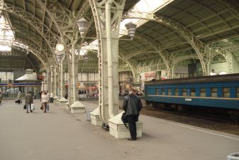 Перрон Витебского вокзала