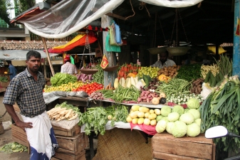 Ланкийский уличный рынок