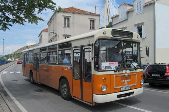 Городской автобус в Дубровнике
