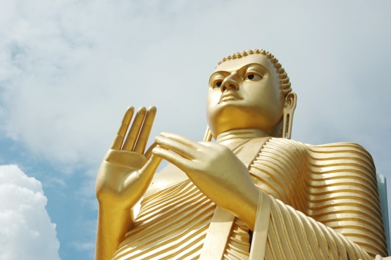 Будда на Шри-Ланкуе почитается повсеместно