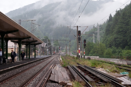 Железная дорога в Карпатских горах