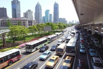 Шанхай фото – городские пробки