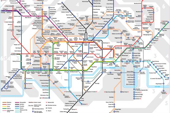 Карта лондона с достопримечательностями